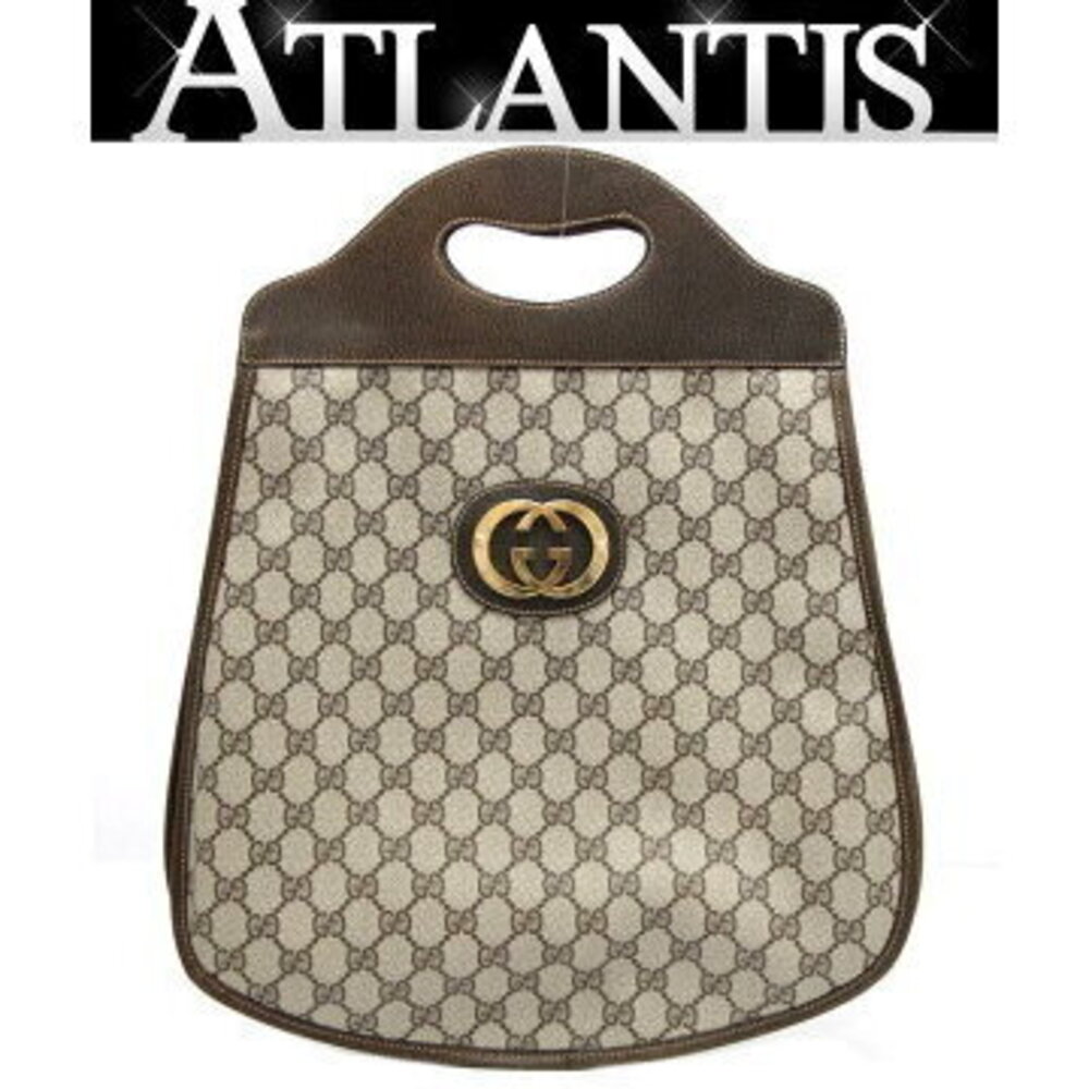 Gucci top handle tote bag GG Monogram Supreme leather